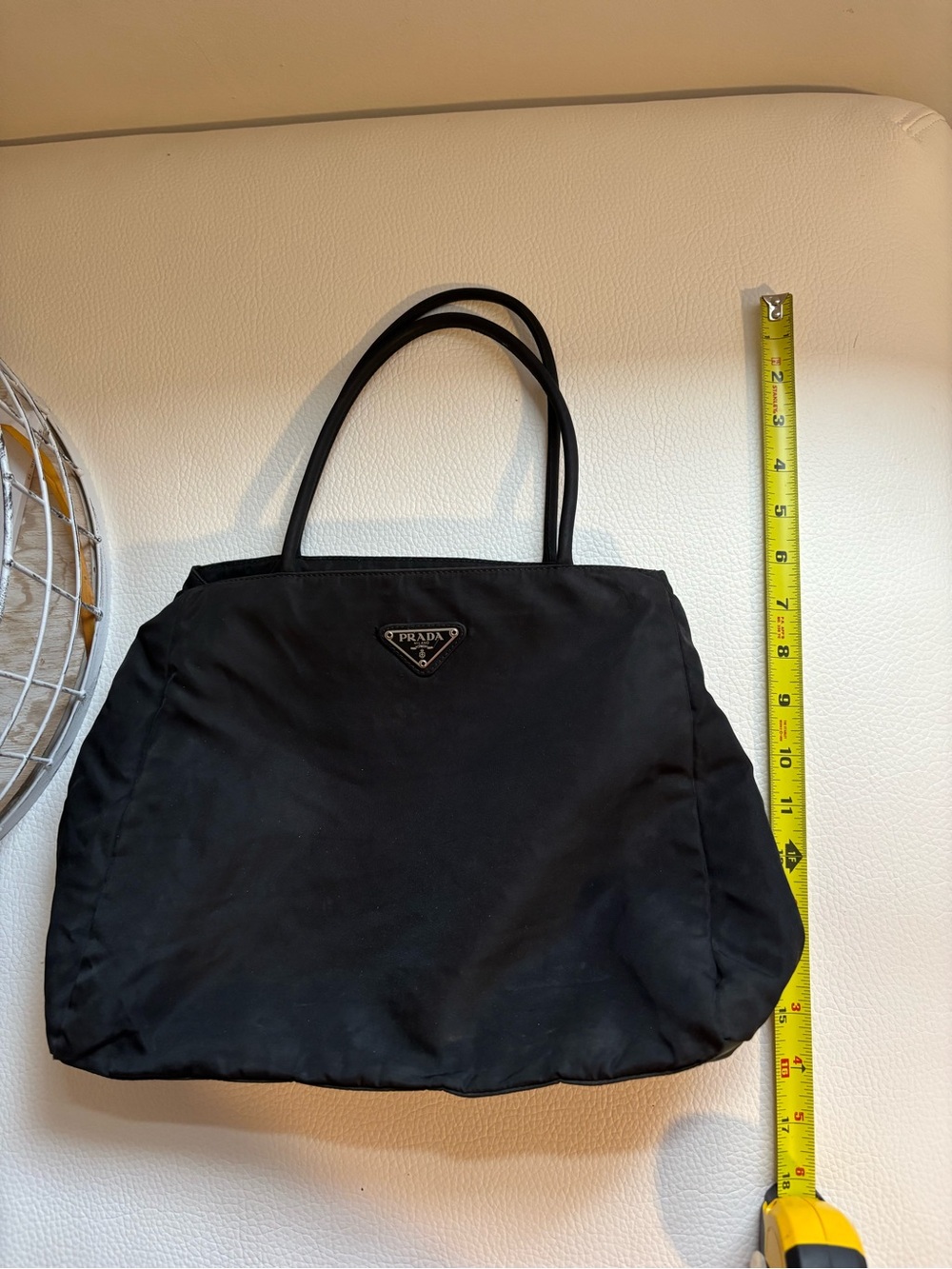 Prada Black Nylon Tote